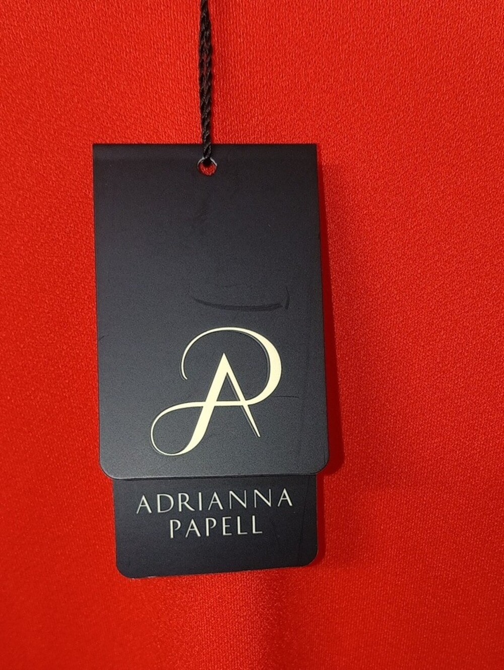 New Adrianna Papell Orange V-Neck Flutter Sleeve Top| Size M - Picture 2 of 4